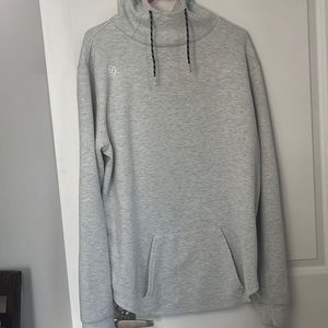 Mens Legends Light Gray Hawthorne Hoodie Size XXL
